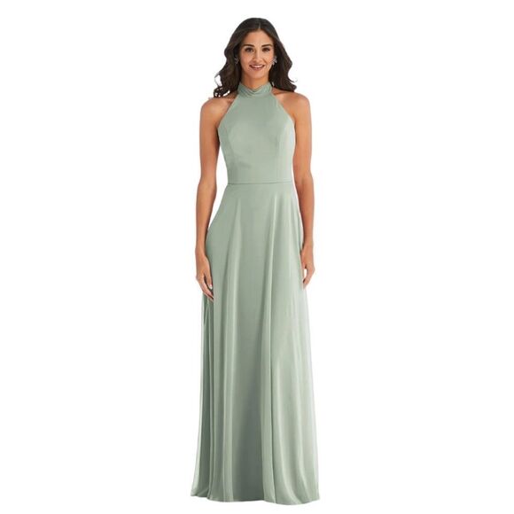 After Six Sage Green Maxi Dress - Picture 1 of 9